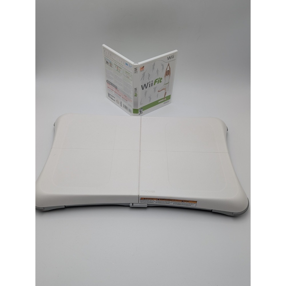 Wii Fit Balance Board W/ Wii Fit Game - Nintendo Wii Tested Working